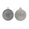 John Bead Must Have Findings Antique Silver Round Pendant Frame